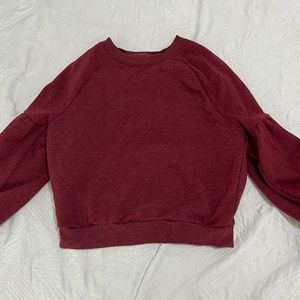 aerie maroon crewneck
